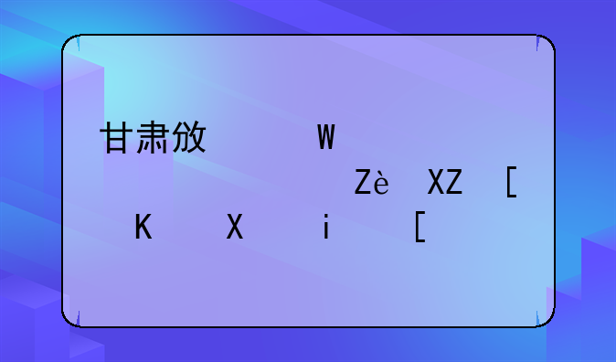 甘肃政法大学信息安全就业前景？